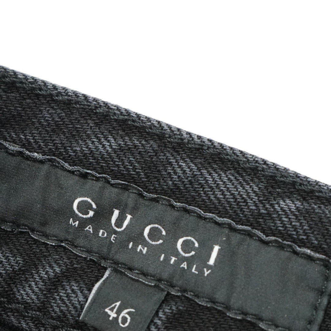 グッチ ジーンズ デニム ブラック サイズ46