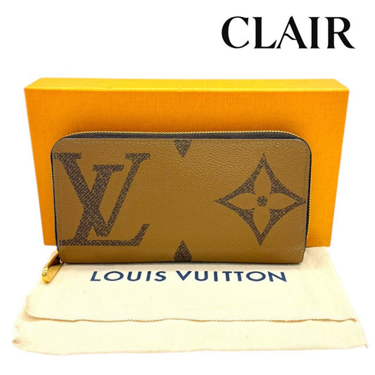 【美品】ルイヴィトン ジャイアント モノグラム ジッピーウォレット リバース 長財布 ヴィトン ジッピー