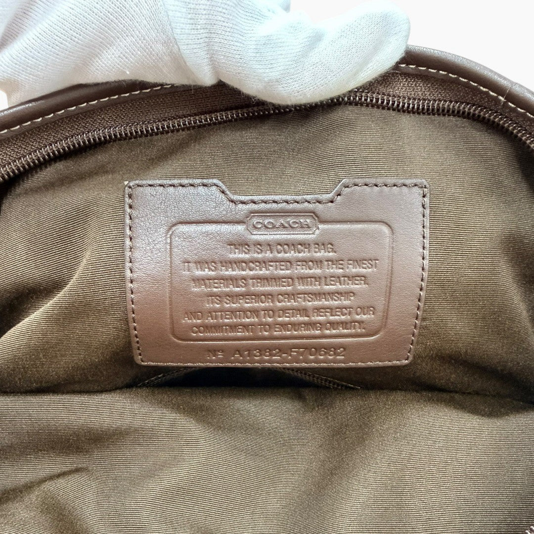 コーチ バッグ レディース 2WAY ショルダーバッグ ベージュ 茶