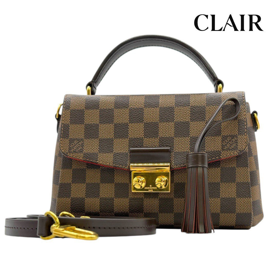 ルイヴィトン ダミエ クロワゼット PM N53000 2WAYショルダー ハンドバッグ