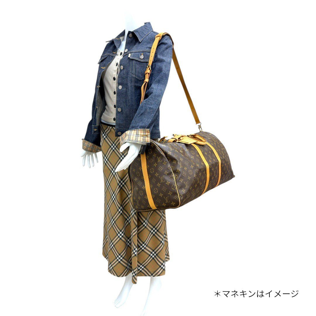 ルイヴィトン ボストンバッグ キーポルバンドリエール55 M41414 モノグラム