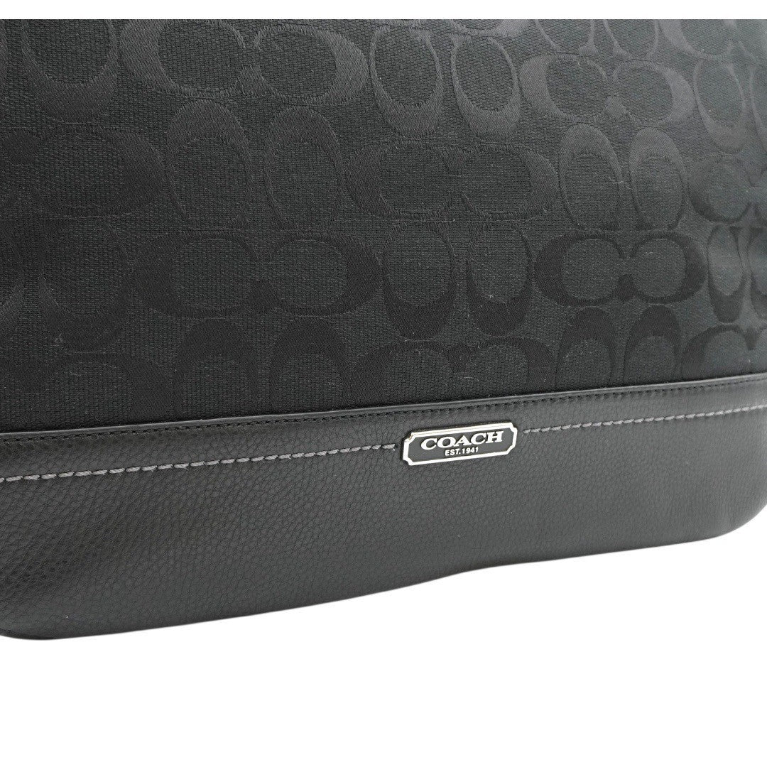 コーチ バッグ トートバッグ a4 黒 レディース