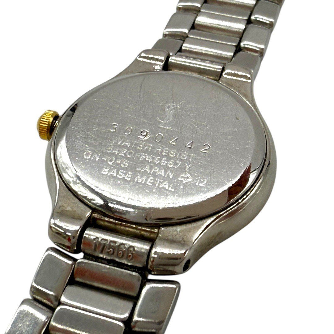 イブサンローラン 腕時計 コンビ スクエア YSL