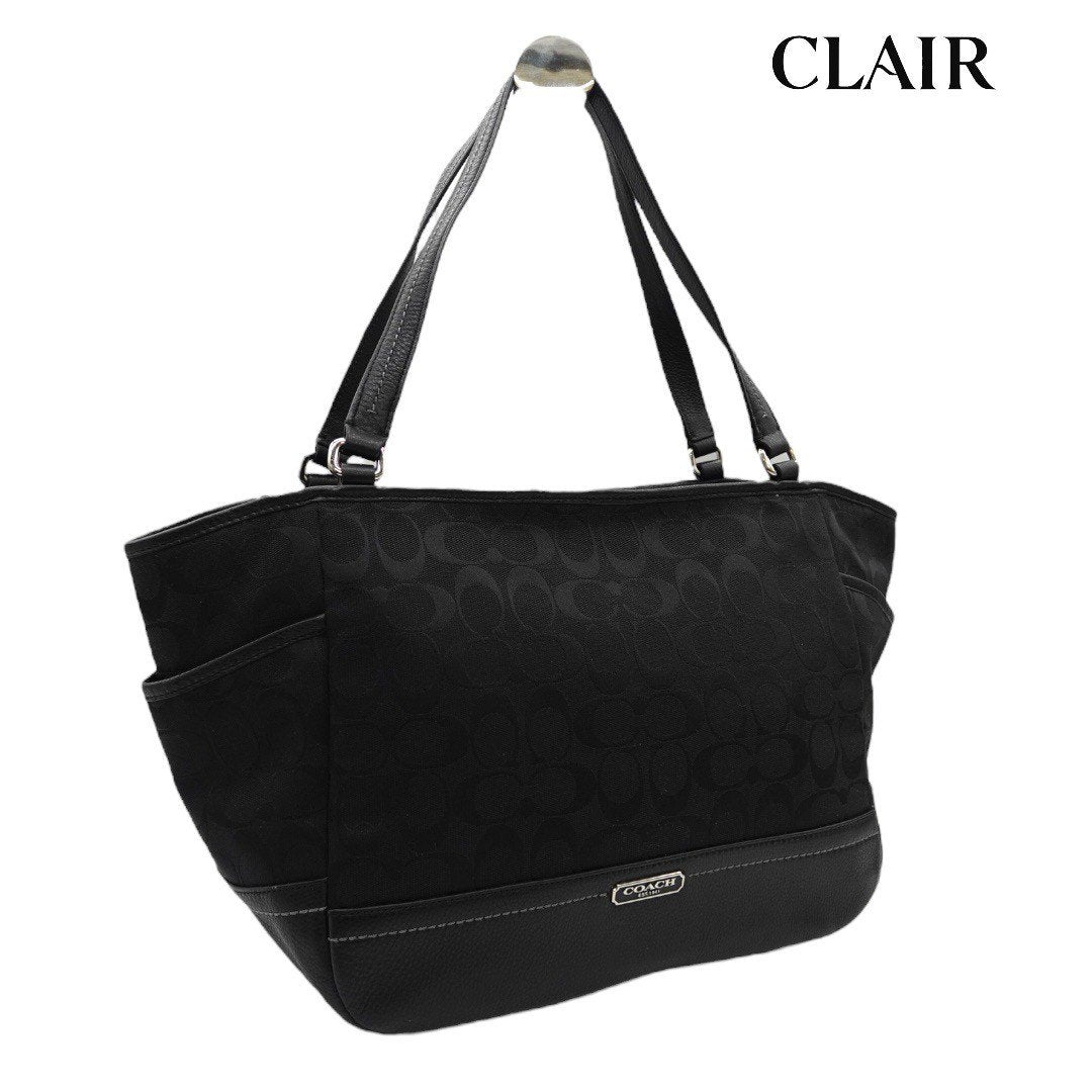 コーチ バッグ トートバッグ a4 黒 レディース