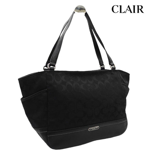 コーチ バッグ トートバッグ a4 黒 レディース