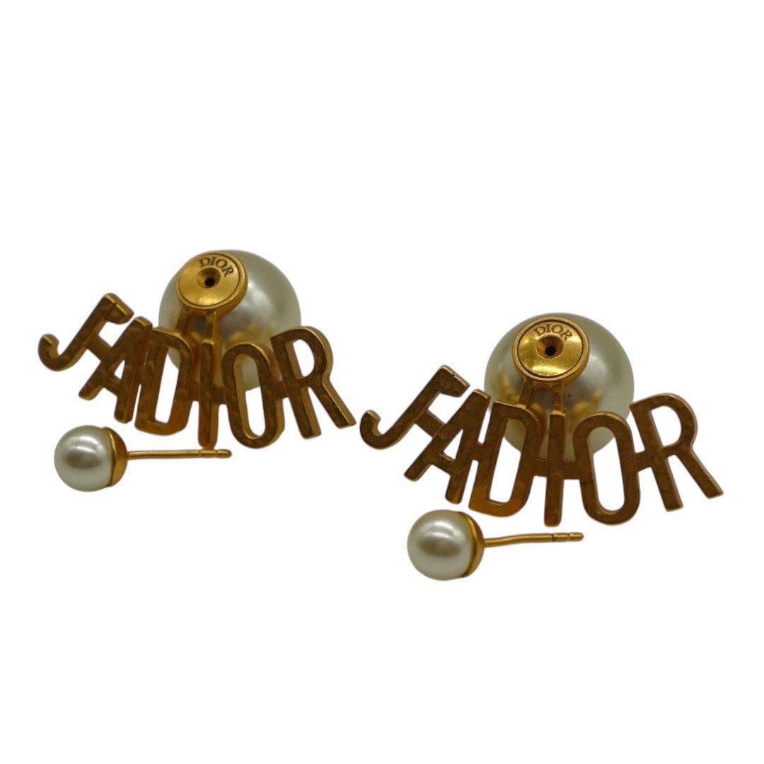 クリスチャンディオール ピアス レディース DIOR ゴールド パール ジャドール