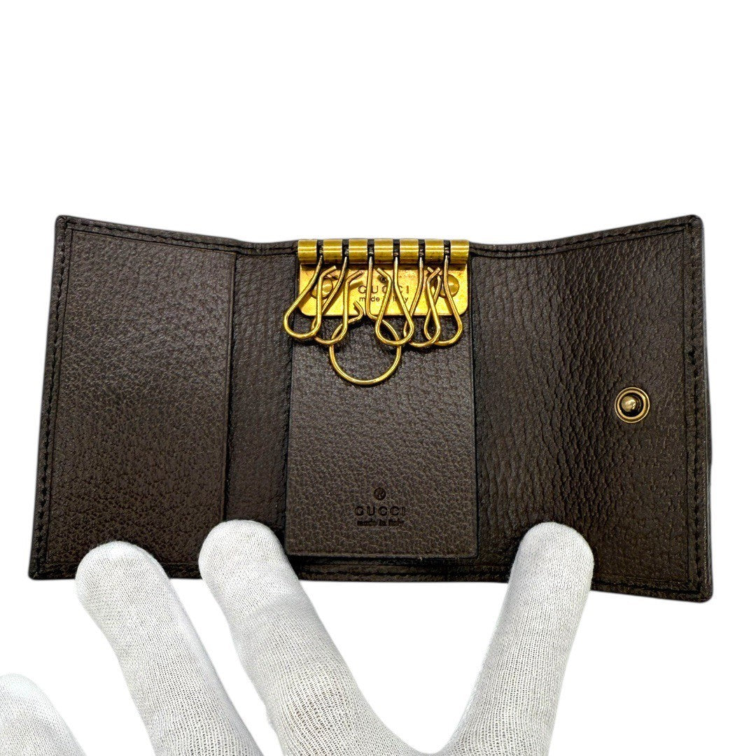 グッチ キーケース オフィディア  シェリーライン マーモント GG